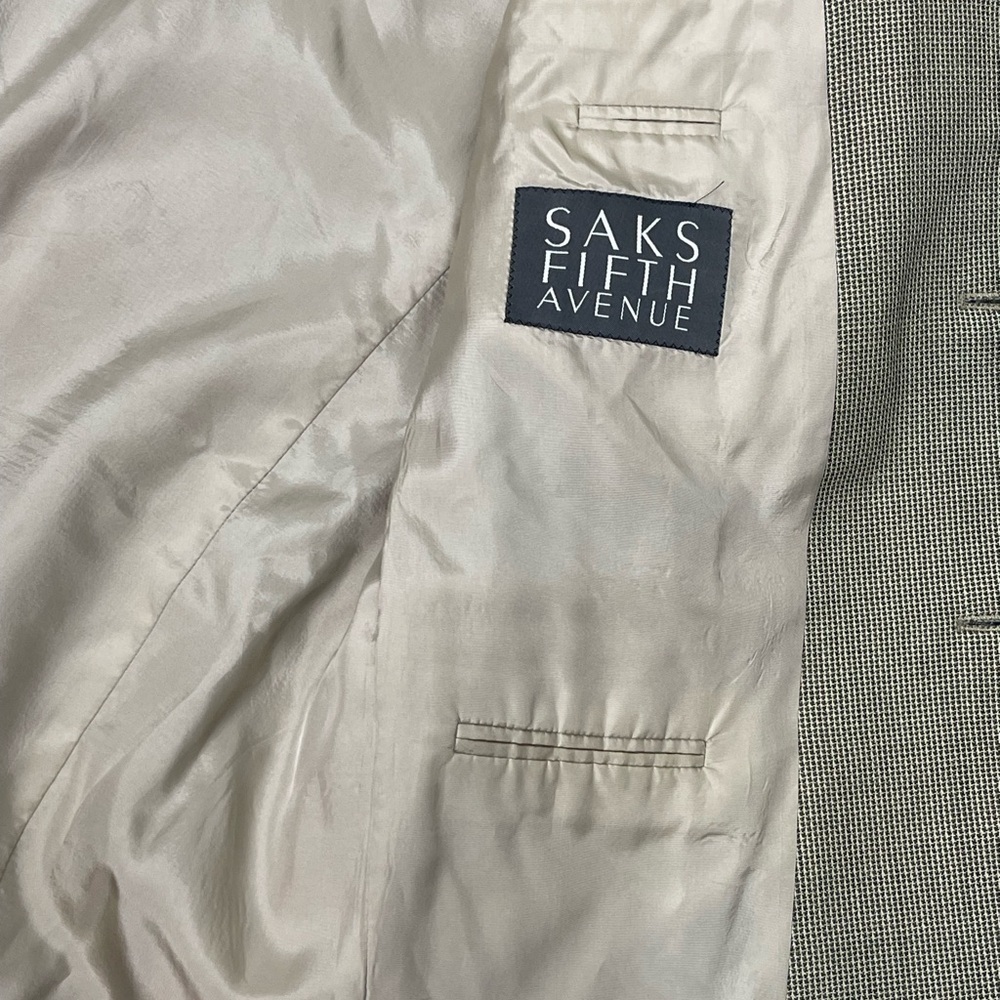 Hugo Boss Saks Fifth Avenue Men's Classic single Breasted Wool Sports-coat 38 S - Picture 7 of 12